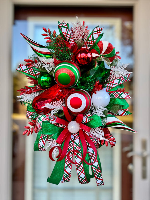 Traditional Glam Christmas Swag