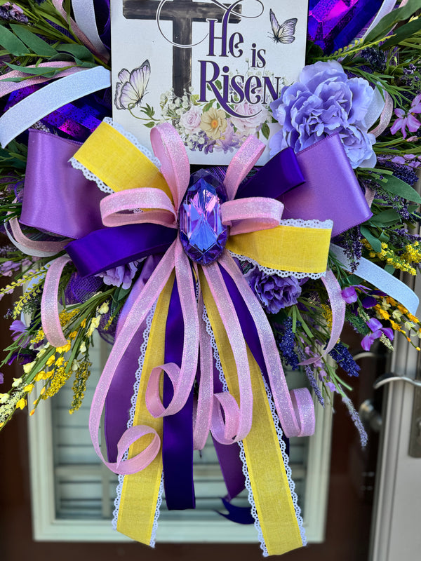He Is Risen Wreath