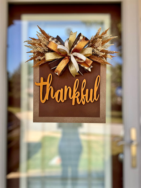 Thankful Fall Door Hanger