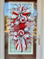 Candy Cane Glam Swag