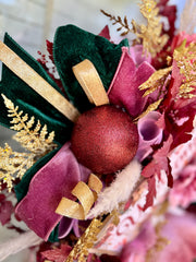 Glam Fall Pumpkin Wreath