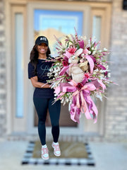 Blush Bunny Easter Wreath