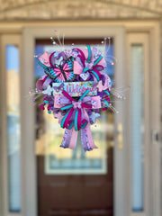 Whimsical Butterfly Welcome Wreath