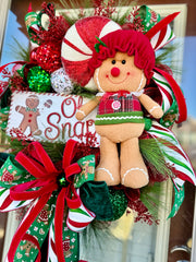 Oh Snap! Gingerbread Christmas Wreath