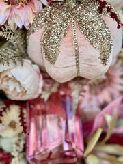 Elegant Blush & Burgundy Fall Swag