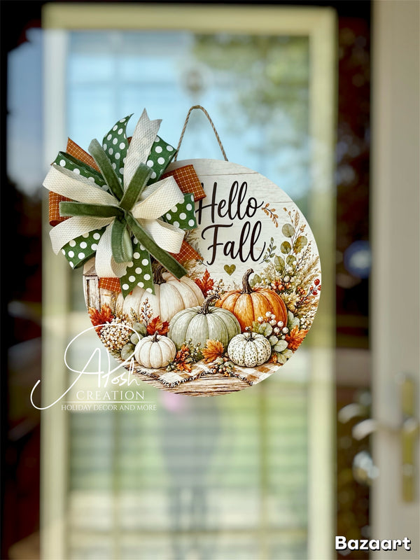 Hello Fall Door Hanger