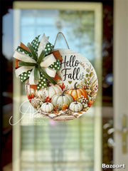 Hello Fall Door Hanger