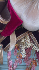 Burgundy & Gold Luxury Fall Wreath